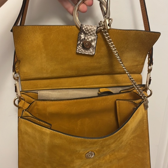 CHLOE FAYE SUEDE CALFSKINBAG TRIFOLD - Picture 4 of 7